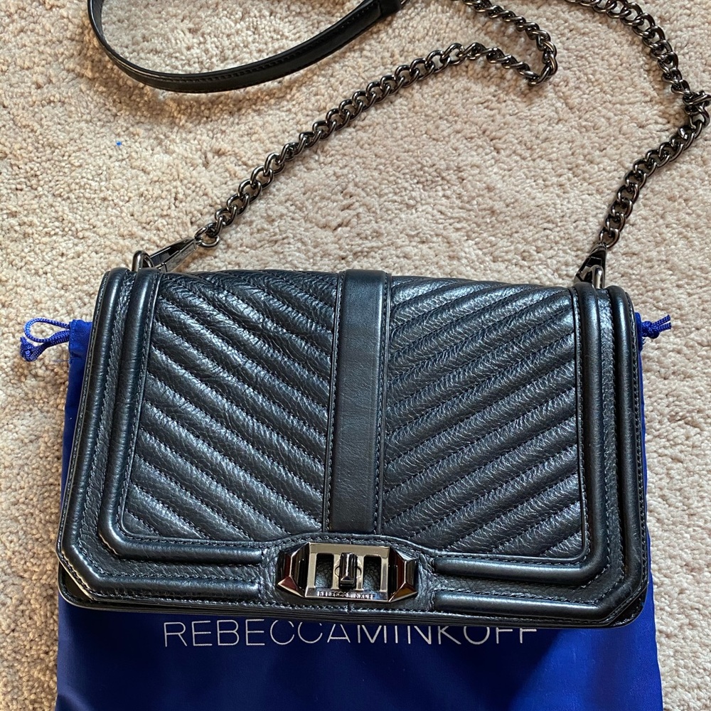 Rebecca Minkoff Small Love Leather Crossbody